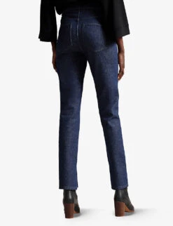 Ted Baker Ebera Slim-fit Mid-rise Stretch-organic Cotton Jeans -Whistles Store R04031947 NAVY ALT03