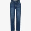 Whistles Straight-leg Low-rise Faded Jeans -Whistles Store R04044619 BLUE M