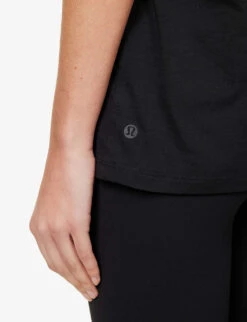 Lululemon All Yours Loose-fit Cotton-jersey T-shirt -Whistles Store R04044731 BLACK ALT04