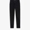 Ted Baker Poppiyy Skinny-leg High-rise Denim Jeans -Whistles Store R04051542 BLACK M