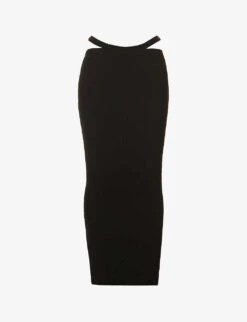 Martinez Cut-out Woven Maxi Skirt