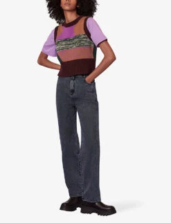 Whistles Straight-leg High-rise Acid-wash Jeans 8 Whistles Straight-leg High-rise Acid-wash Jeans -Whistles Store R04056795 ALT01