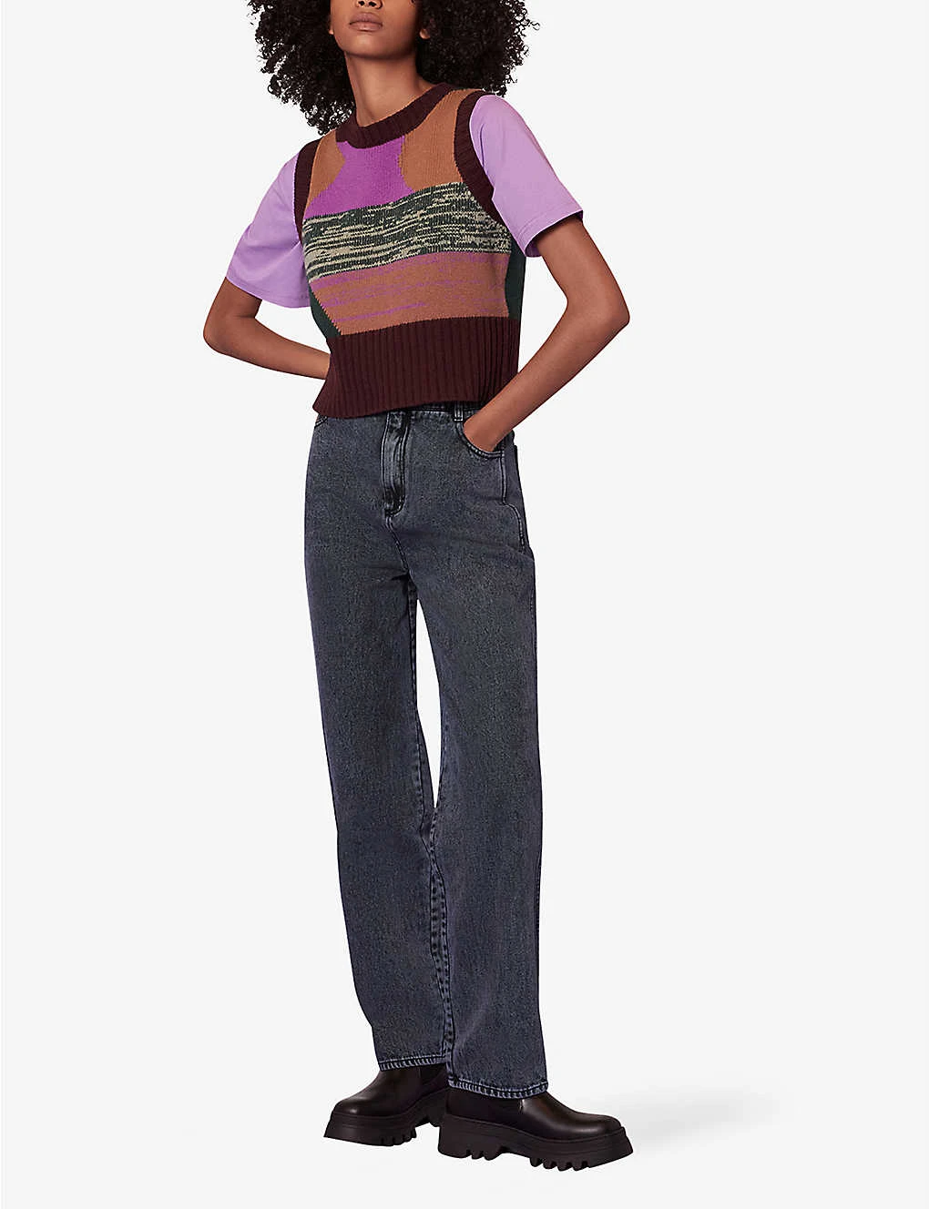 Whistles Straight-leg High-rise Acid-wash Jeans 4 Whistles Straight-leg High-rise Acid-wash Jeans - Image 2