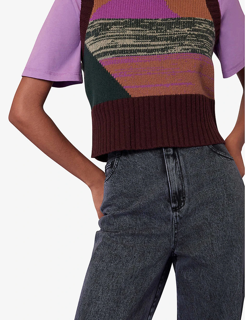 Whistles Straight-leg High-rise Acid-wash Jeans 7 Whistles Straight-leg High-rise Acid-wash Jeans - Image 5