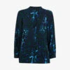Whistles Night Cat Leopard-print Woven Shirt -Whistles Store R04057355 MULTICOLOURED M