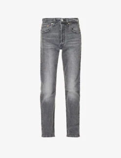 Levis 501 Straight-leg High-rise Stretch-denim Jeans