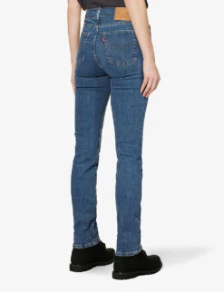 Levis 724 Straight-leg High-rise Stretch-denim Jeans 12 Levis 724 Straight-leg High-rise Stretch-denim Jeans -Whistles Store R04062390 BLUEWAVEMID ALT03