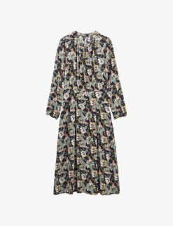 Ikks Floral-print Woven Maxi Dress
