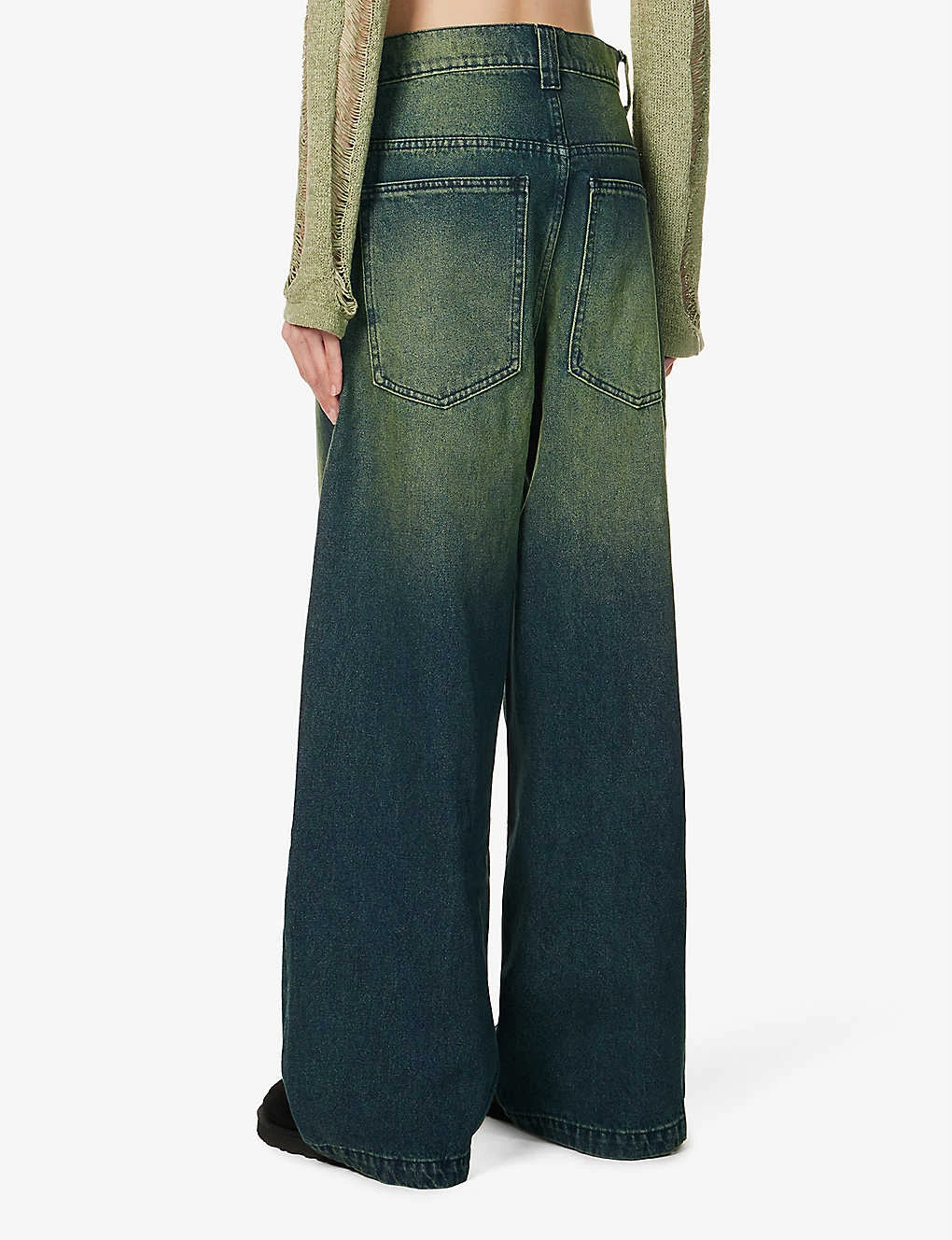 Jaded London Colossus Gradient-pattern Wide-leg High-rise Jeans 6 Jaded London Colossus Gradient-pattern Wide-leg High-rise Jeans - Image 4