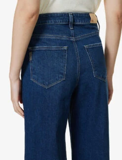 Paige Harper High-rise Flared-leg Stretch-denim Jeans 14 Paige Harper High-rise Flared-leg Stretch-denim Jeans -Whistles Store R04078752 GRACIELOU ALT05