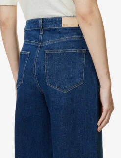 Paige Harper High-rise Flared-leg Stretch-denim Jeans 15 Paige Harper High-rise Flared-leg Stretch-denim Jeans -Whistles Store R04078752 GRACIELOU ALT06