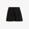 AllSaints Aleida Drawstring Stretch-woven Shorts -Whistles Store R04080466 BLACK M