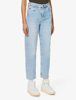 Balloon Tapered-leg Mid-rise Stretch-denim Jeans -Whistles Store R04081763 25BALBOA ALT02