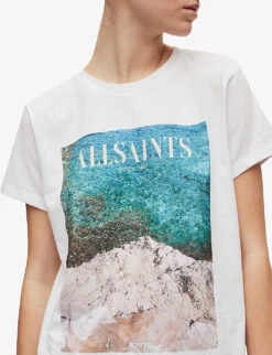 AllSaints Roni Grace Graphic-print Cotton T-shirt 11 AllSaints Roni Grace Graphic-print Cotton T-shirt -Whistles Store R04085126 OPTICWHITE ALT04