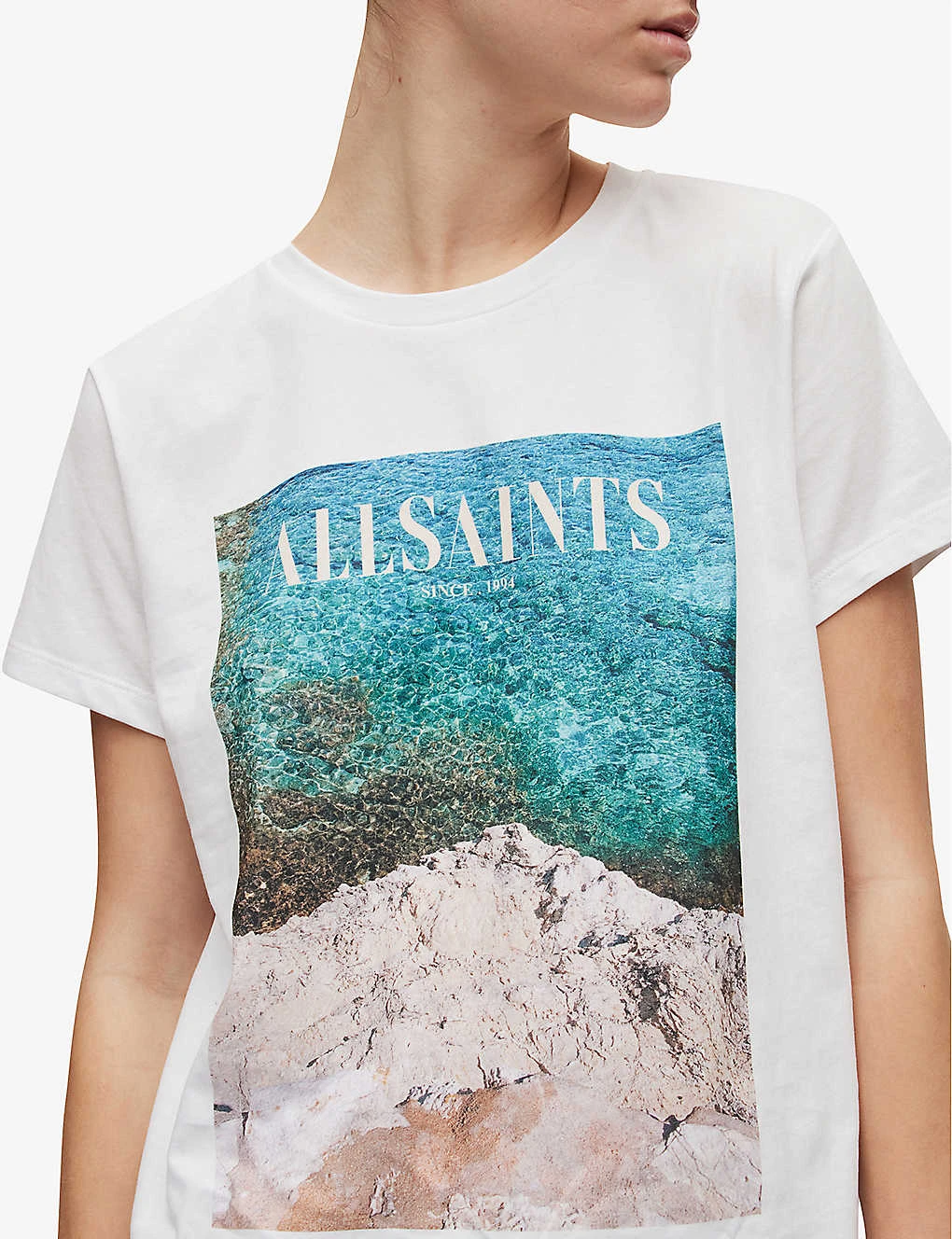 AllSaints Roni Grace Graphic-print Cotton T-shirt 7 AllSaints Roni Grace Graphic-print Cotton T-shirt - Image 5