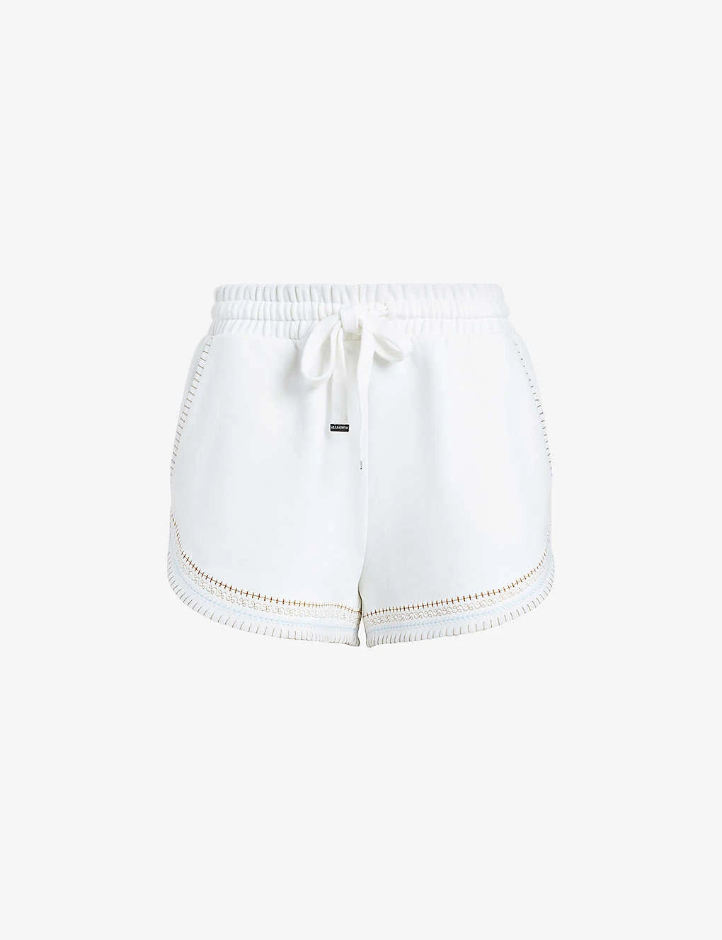 AllSaints Lila Crochet-trim Organic-cotton Shorts 3 AllSaints Lila Crochet-trim Organic-cotton Shorts