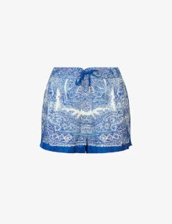 AllSaints Aleida Rafaela Paisley-print Woven Shorts