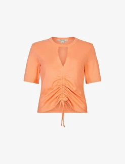 AllSaints Gigi Drawstring Cotton T-shirt