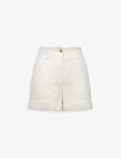 Reiss Demi Patch-pocket Linen Shorts