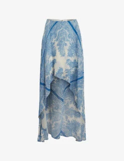AllSaints Slvina Rafaela Paisley-print Woven Midi Skirt