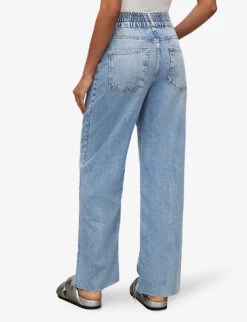 AllSaints Hailey Wide-leg High-rise Jeans 10 AllSaints Hailey Wide-leg High-rise Jeans -Whistles Store R04087431 LIGHTINDIGO ALT03