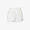 Melissa Odabash Harley Mid-rise Cotton-blend Shorts -Whistles Store R04090070 WHITE M