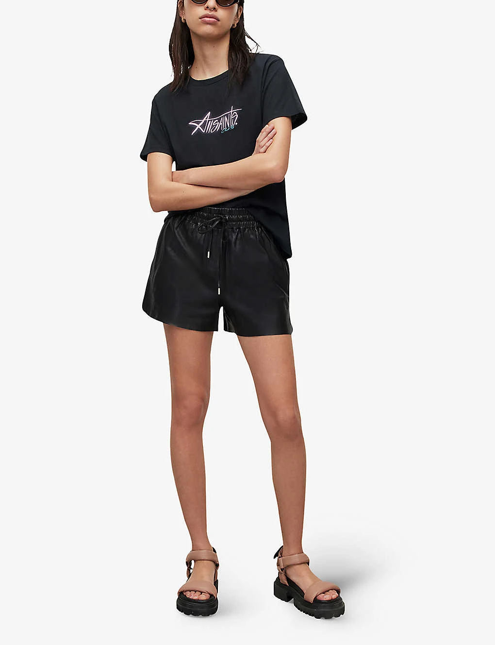 AllSaints Vivia Grace Logo Organic Cotton T-shirt 4 AllSaints Vivia Grace Logo Organic Cotton T-shirt - Image 2