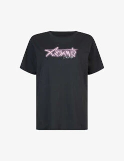 AllSaints Vivia Grace Logo Organic Cotton T-shirt