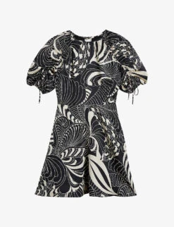 Ted Baker Printed Woven Mini Dress