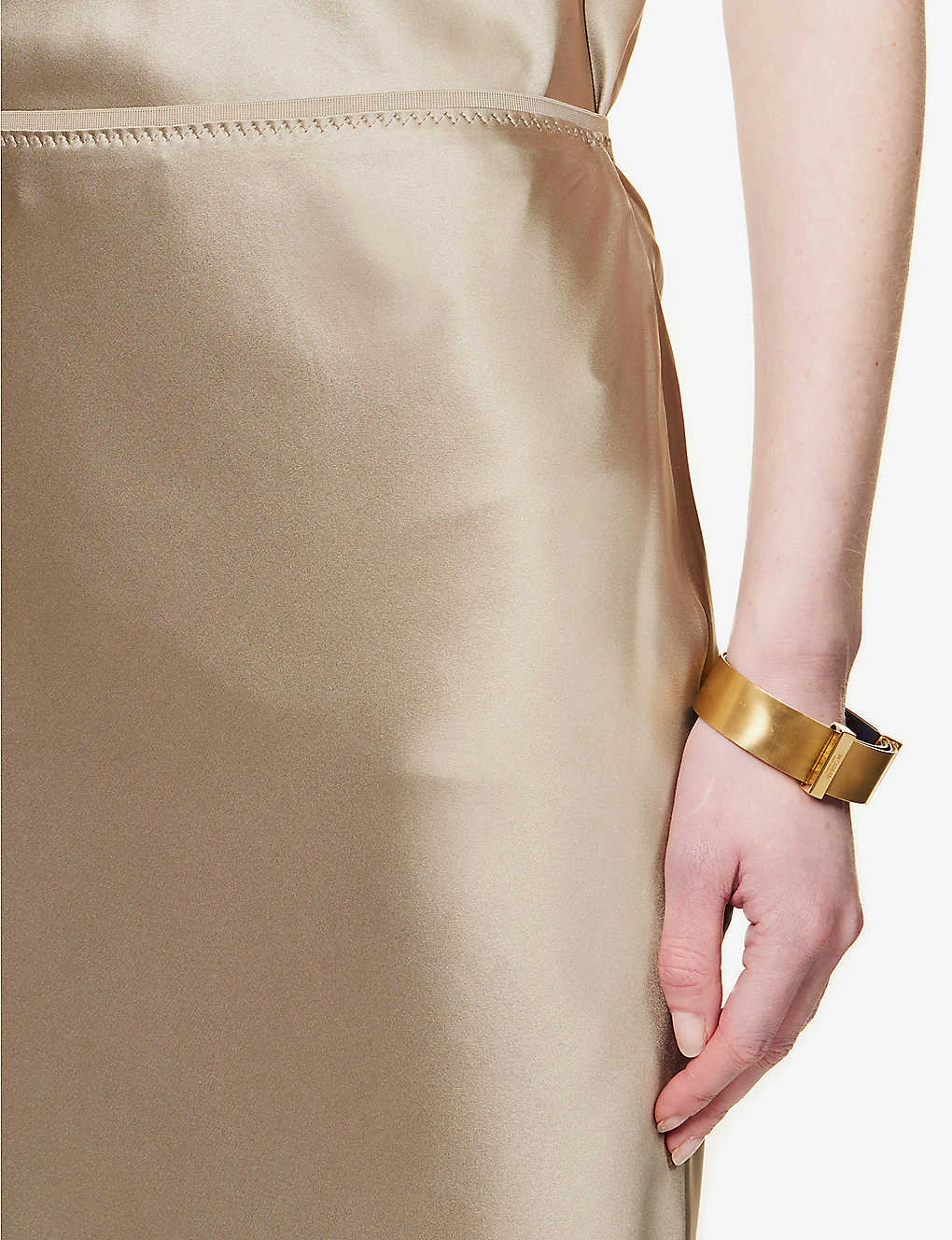 Joseph Isaak High-rise Silk-satin Midi Skirt 7 Joseph Isaak High-rise Silk-satin Midi Skirt - Image 5
