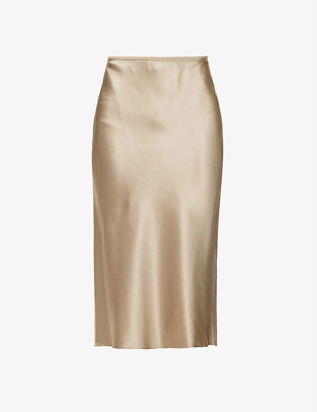 Joseph Isaak High-rise Silk-satin Midi Skirt 3 Joseph Isaak High-rise Silk-satin Midi Skirt