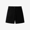 Longline Relaxed-fit Linen Shorts -Whistles Store R04097408 BLACK M