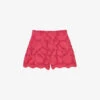 Maje Annick Paisley-embroidered Cotton Shorts -Whistles Store R04101885 ROSES M