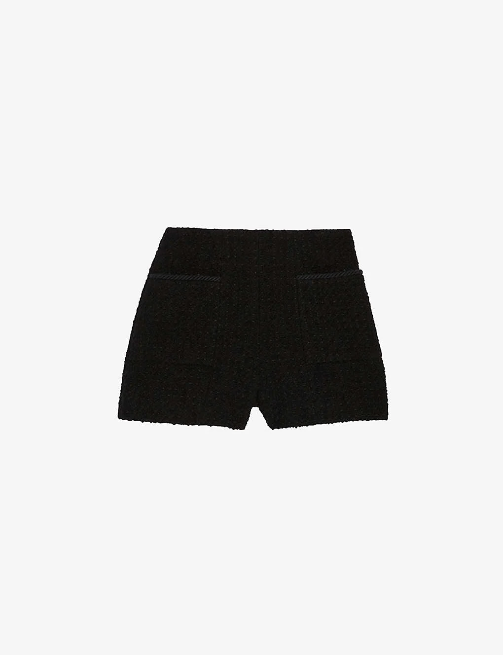 CLAUDIE PIERLOT Elga Braided-trim Tweed Shorts 3 CLAUDIE PIERLOT Elga Braided-trim Tweed Shorts