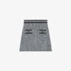 CLAUDIE PIERLOT Macbis Logo Knitted Skirt 1 CLAUDIE PIERLOT Macbis Logo Knitted Skirt -Whistles Store R04103314 DIVERS M