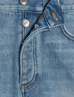 CLAUDIE PIERLOT Earthblue Mid-rise Five-pocket Denim Shorts 13 CLAUDIE PIERLOT Earthblue Mid-rise Five-pocket Denim Shorts -Whistles Store R04103410 DENIMJEAN ALT05