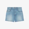 CLAUDIE PIERLOT Earthblue Mid-rise Five-pocket Denim Shorts -Whistles Store R04103410 DENIMJEAN M