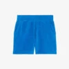 CLAUDIE PIERLOT Logo-embroidered Cotton-blend Shorts -Whistles Store R04103540 BLEUS M