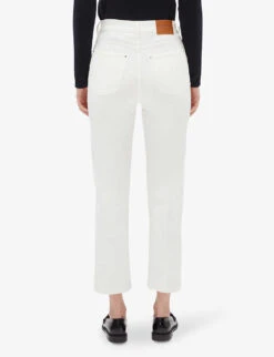 CLAUDIE PIERLOT Paquito Cropped Stretch-denim Jeans -Whistles Store R04104034 NATURELS ALT03