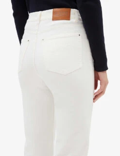 CLAUDIE PIERLOT Paquito Cropped Stretch-denim Jeans -Whistles Store R04104034 NATURELS ALT04