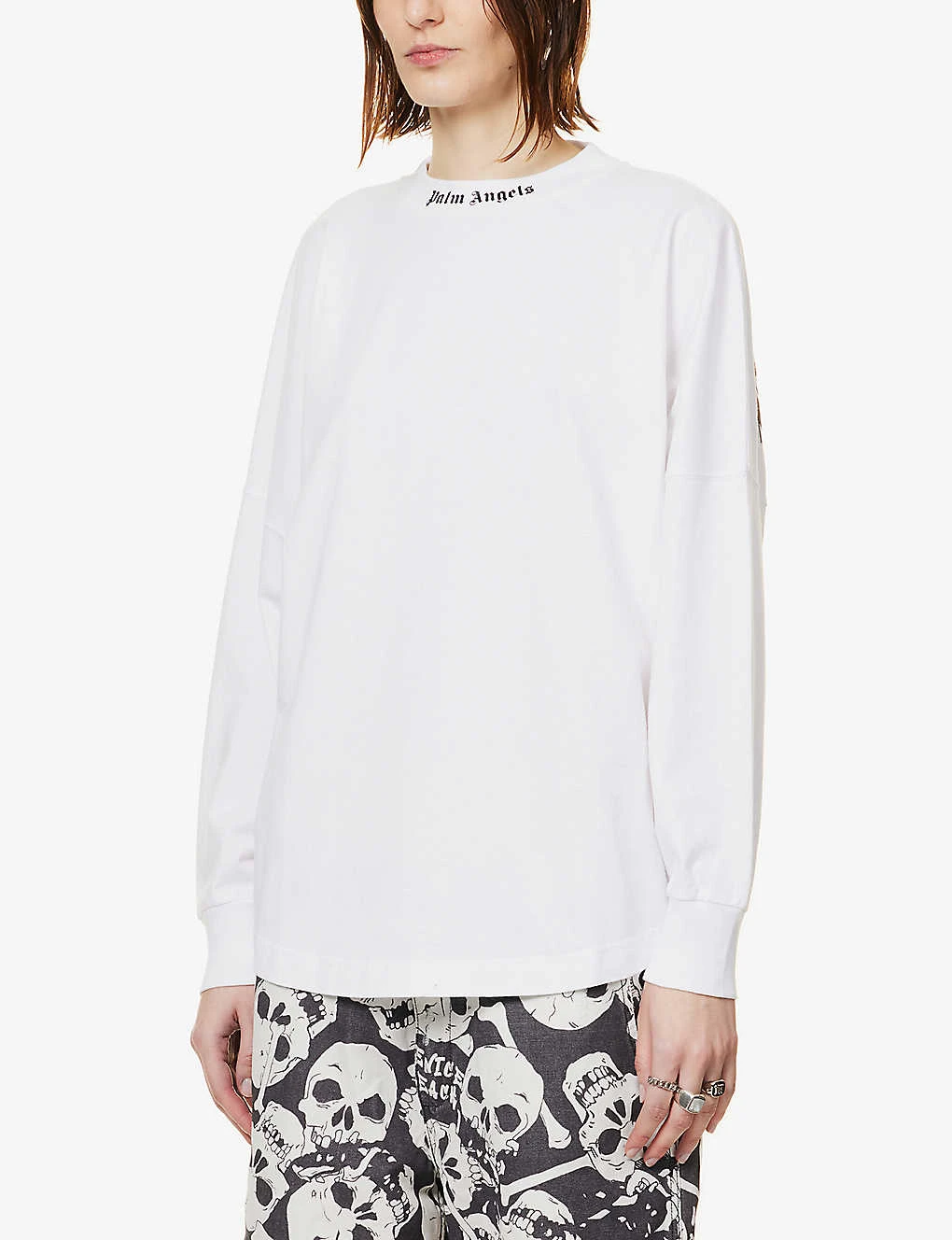 Palm Angels Oversized Logo-print Cotton-jersey T-shirt 5 Palm Angels Oversized Logo-print Cotton-jersey T-shirt - Image 3