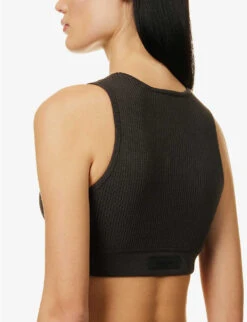 ESSENTIALS Logo-patch Woven Tank Top 11 ESSENTIALS Logo-patch Woven Tank Top -Whistles Store R04111037 OFFBLACK ALT04