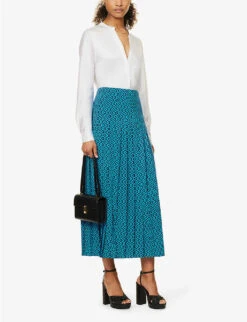 AllSaints Clothing Store -Whistles Store R04117213 NAVYTURQUOISE ALT01