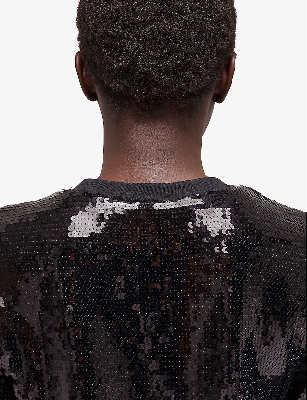 THE KOOPLES Sequinned Stretch-woven Mini T-shirt Dress 8 THE KOOPLES Sequinned Stretch-woven Mini T-shirt Dress - Image 6