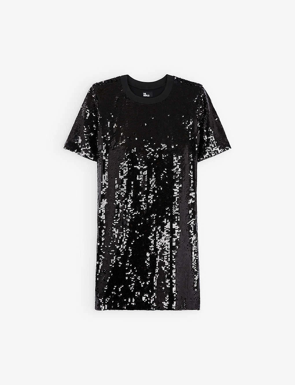 THE KOOPLES Sequinned Stretch-woven Mini T-shirt Dress 3 THE KOOPLES Sequinned Stretch-woven Mini T-shirt Dress