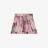 Ted Baker Floral-print Tailored High-rise Woven Shorts -Whistles Store R04122510 CORAL M