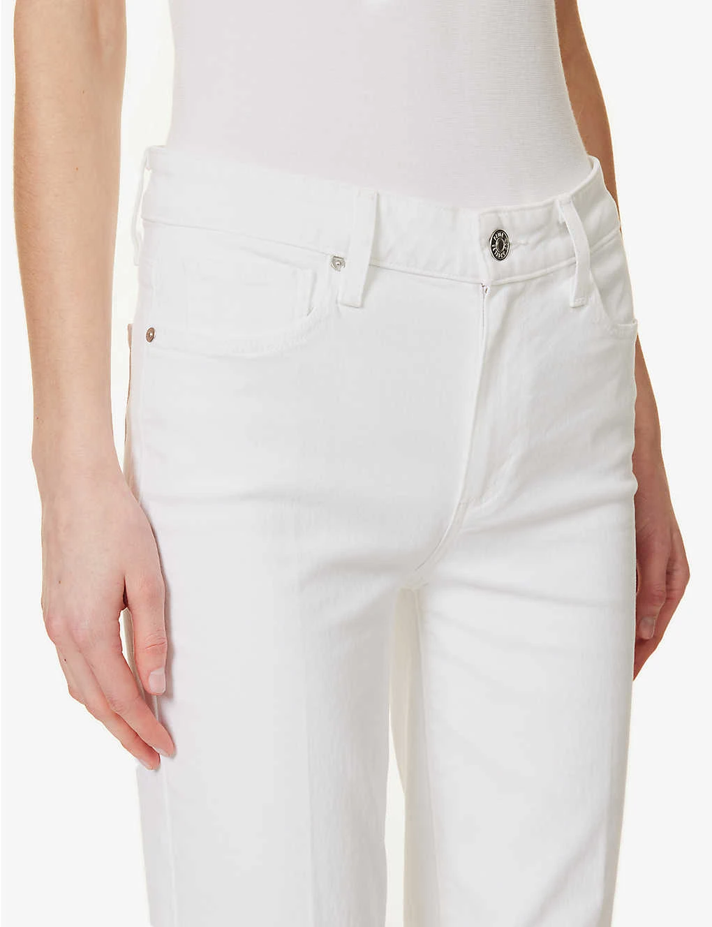 Paige Genevieve Flared Mid-rise Stretch-denim Jeans 8 Paige Genevieve Flared Mid-rise Stretch-denim Jeans - Image 6