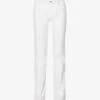 Paige Genevieve Flared Mid-rise Stretch-denim Jeans -Whistles Store R04123066 CRISPWHITE M