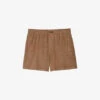 Zadig & Voltaire Paxi Crinkled Suede-leather Shorts 1 Zadig & Voltaire Paxi Crinkled Suede-leather Shorts -Whistles Store R04125249 COGNAC M