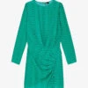 THE KOOPLES Zig-zag Woven Mini Dress 2 THE KOOPLES Zig-zag Woven Mini Dress -Whistles Store R04127776 GRN01 M